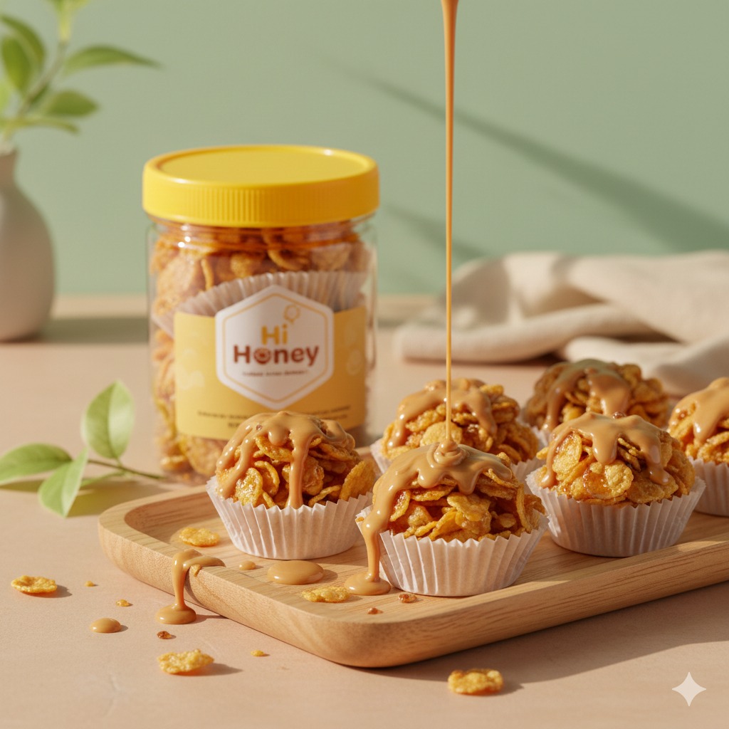 Honey Cornflakes – Peanut